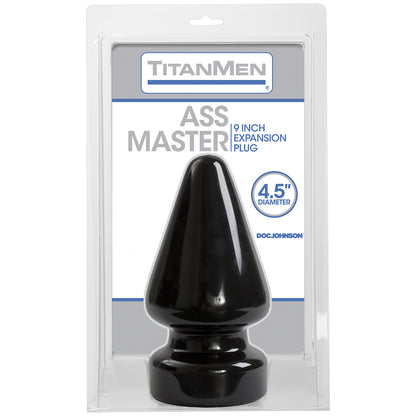 Titanmen - Ass Master - 4.5" Black | 782421911218 | Available at EroticWarehouse.com