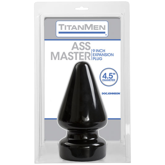 Titanmen - Ass Master - 4.5" Black | 782421911218 | Available at EroticWarehouse.com