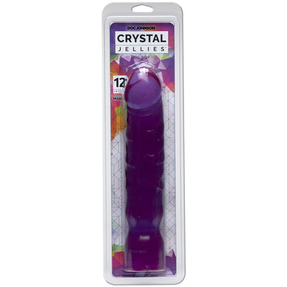 Crystal Jellies - 12" Big Boy Purple | 782421931117 | Available at EroticWarehouse.com