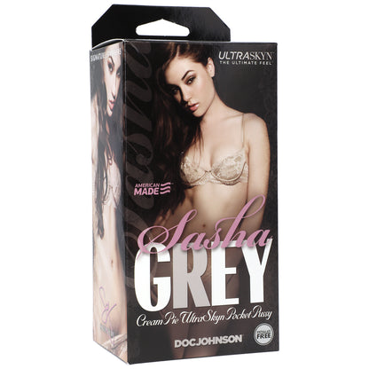Signature Strokers Sasha Grey - ULTRASKYN Cream Pie Pocket Pussy Vanilla | 782421995218 | Available at EroticWarehouse.com