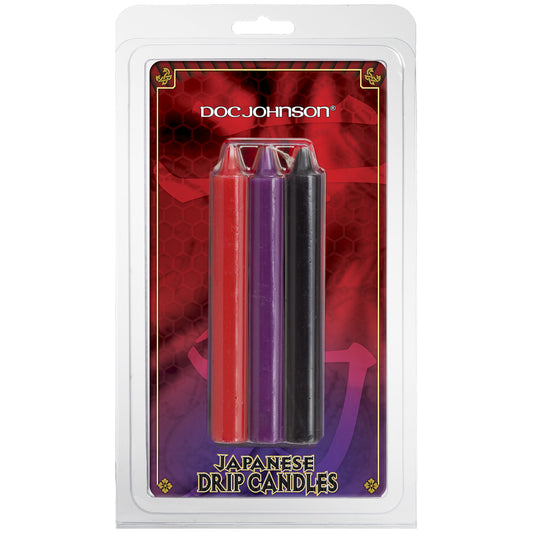 Drip Candles, Set Of 3 (1 Each) | 782421998516 | Available at EroticWarehouse.com
