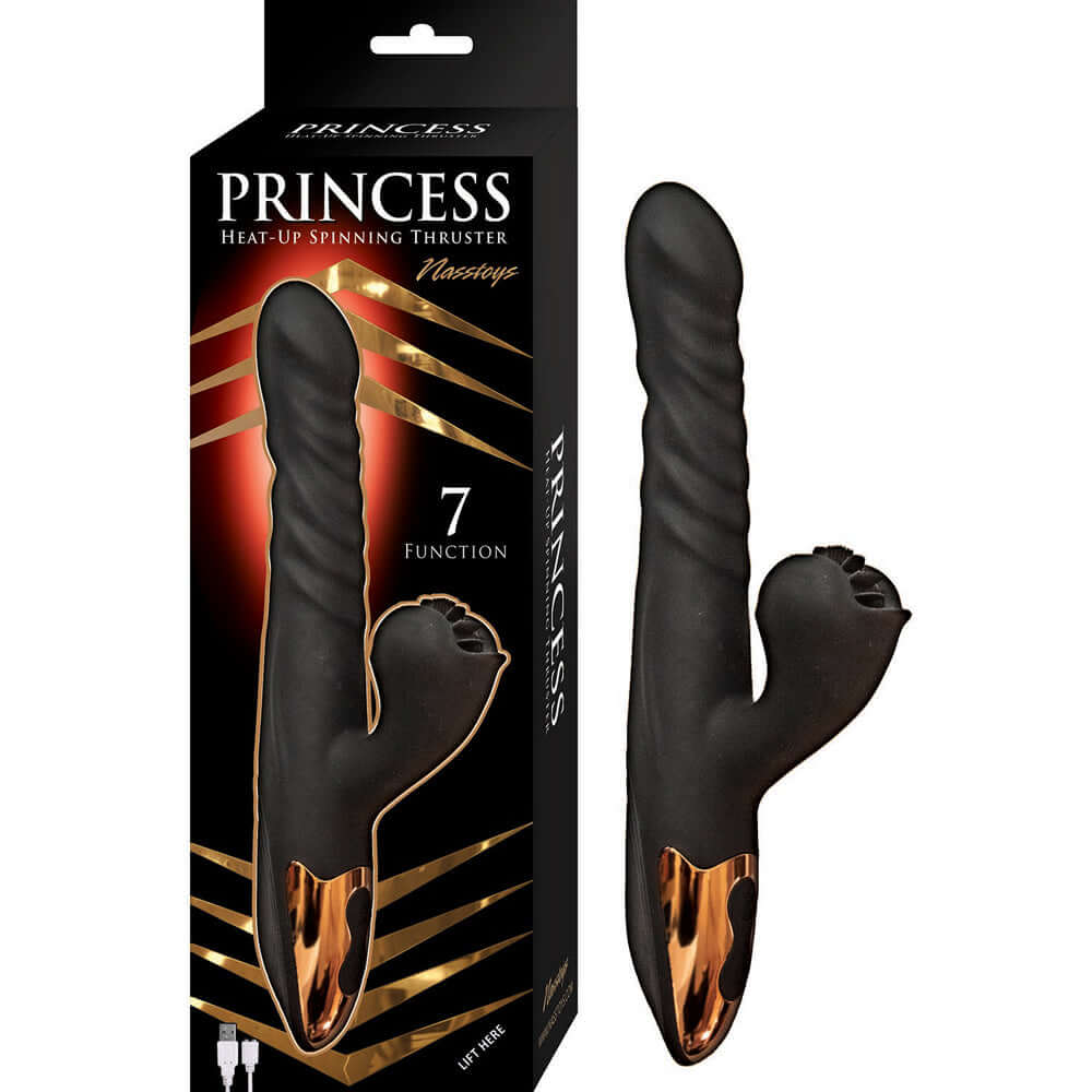 Princess Heat-Up Spinning Thruster Black | 782631030020 | Available at EroticWarehouse.com