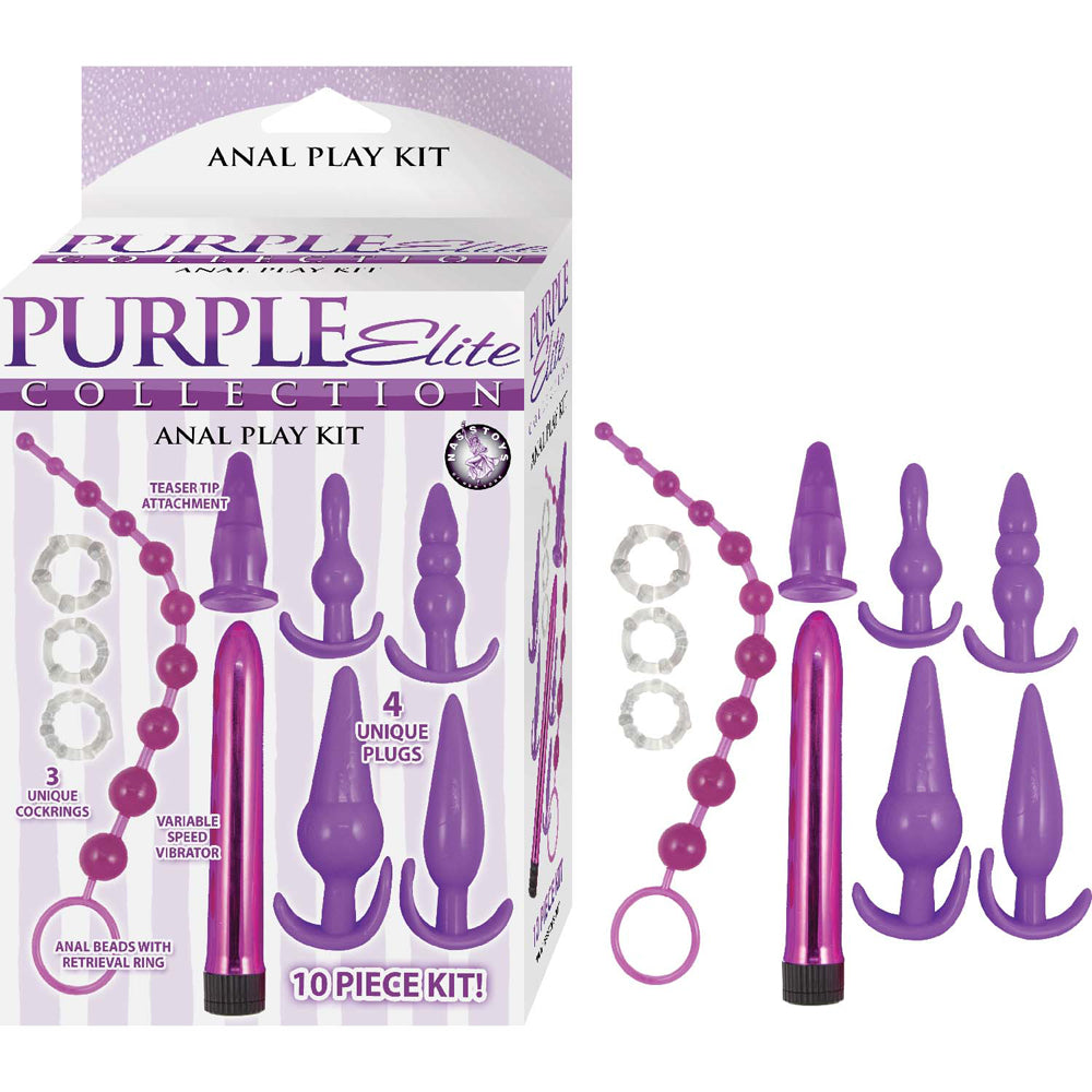 Purple Elite Collection Anal Play Kit Purple | 782631031201 | Available at EroticWarehouse.com