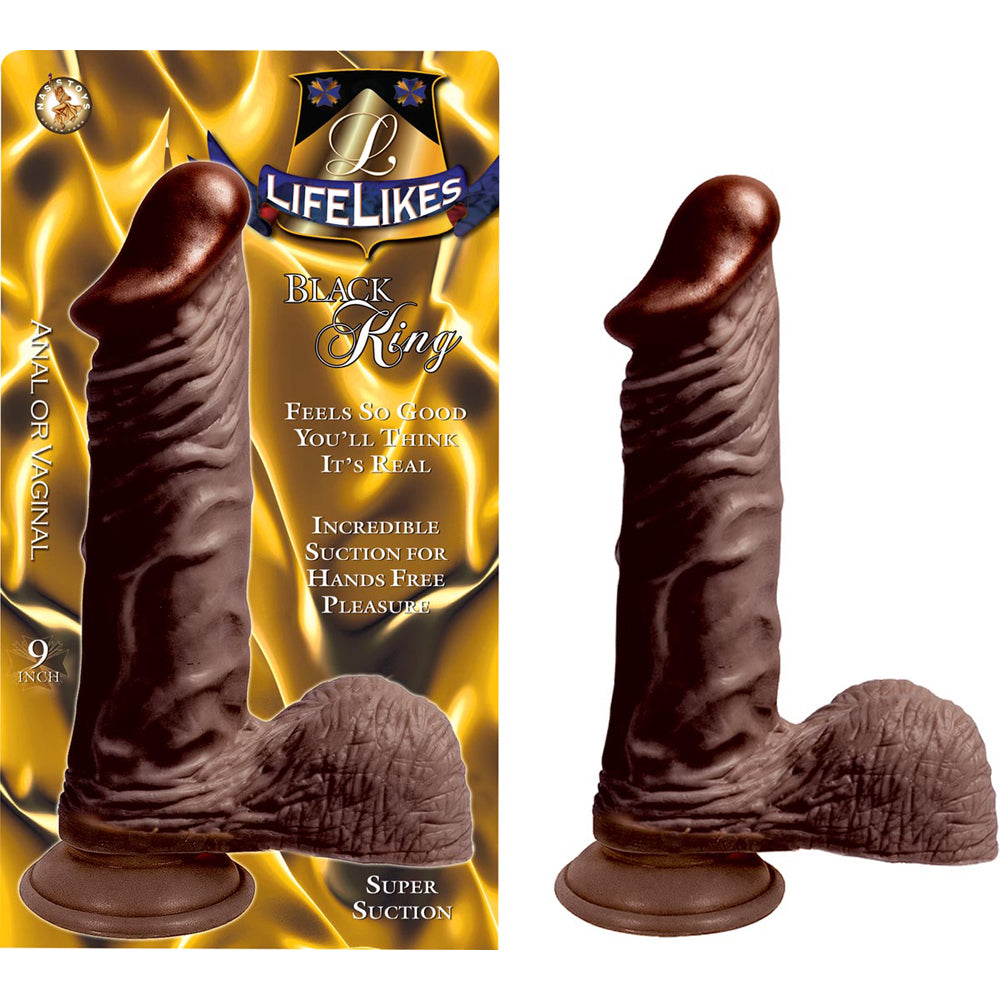Lifelikes Black King | 782631201253 | Available at EroticWarehouse.com