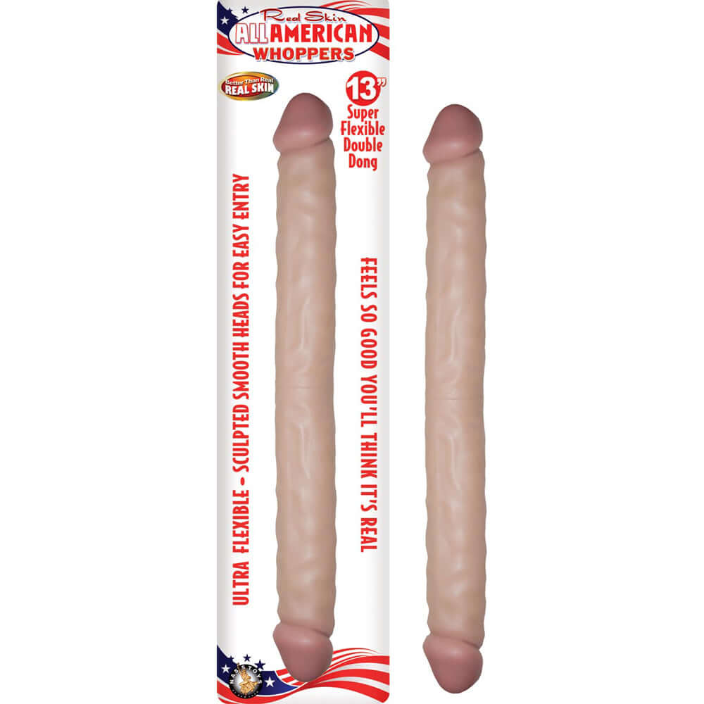 All American Whoppers 13" Double Dong Flesh | 782631225808 | Available at EroticWarehouse.com