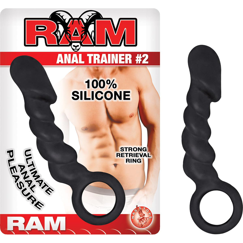Ram Anal Trainer #2 Black | 782631251128 | Available at EroticWarehouse.com