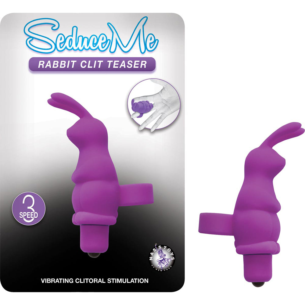Seduce Me Rabbit Clit Teaser Purple | 782631273823 | Available at EroticWarehouse.com