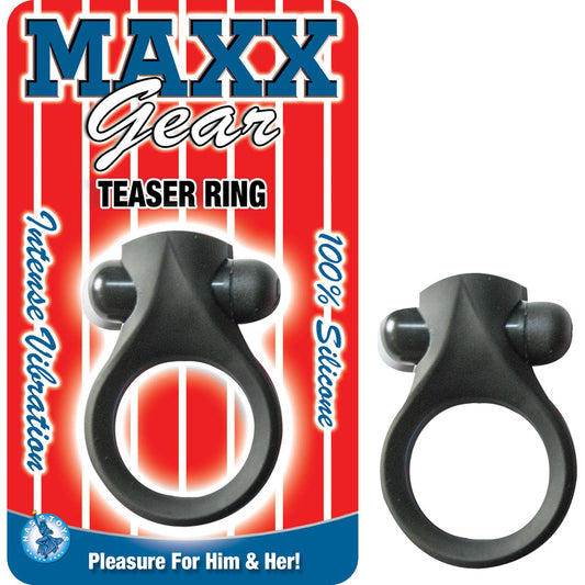Maxx Gear Teaser Ring Black | 782631274523 | Available at EroticWarehouse.com