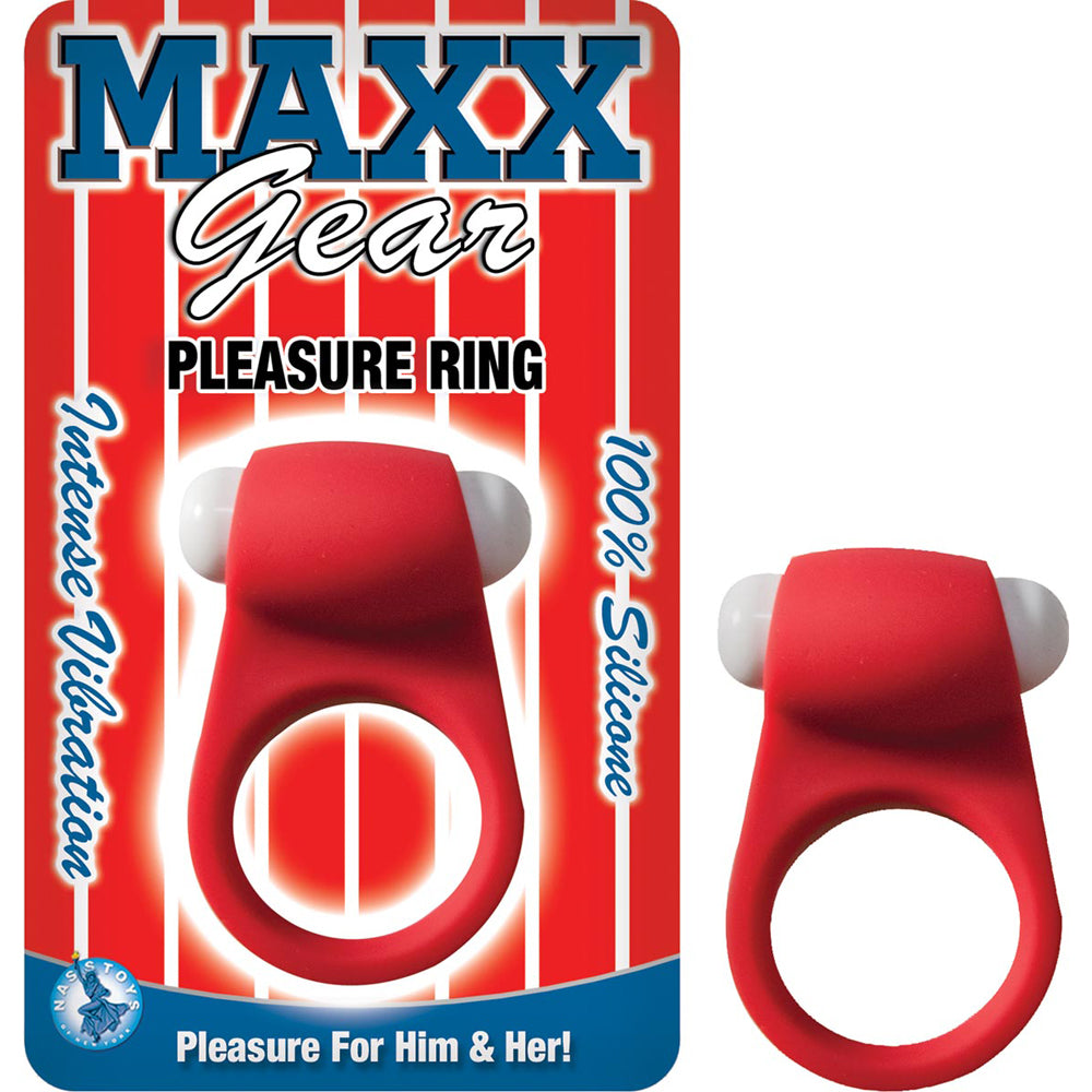 Maxx Gear Pleasure Ring Red | 782631274615 | Available at EroticWarehouse.com