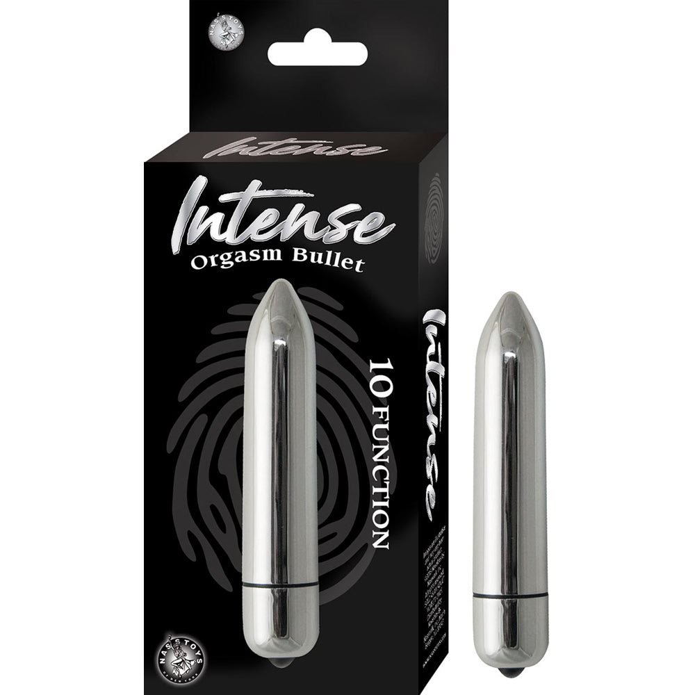 Intense Orgasm Bullet Silver | 782631285536 | Available at EroticWarehouse.com