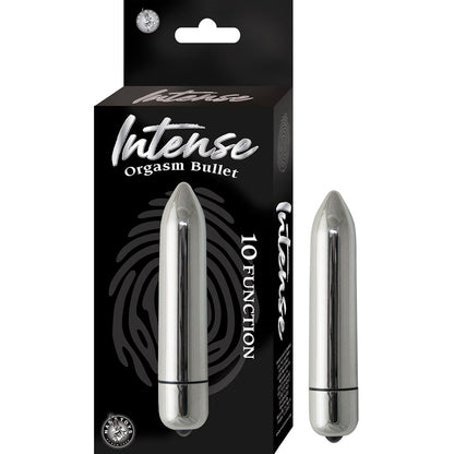 Intense Orgasm Bullet Silver | 782631285536 | Available at EroticWarehouse.com