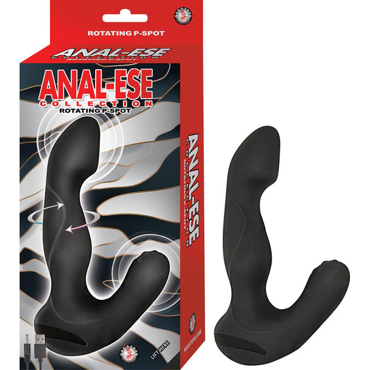 Anal Ese Collection Rotating P Spot Vibe Black | 782631288001 | Available at EroticWarehouse.com