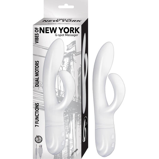 Vibes Of New York G-Spot Massager White | 782631288414 | Available at EroticWarehouse.com