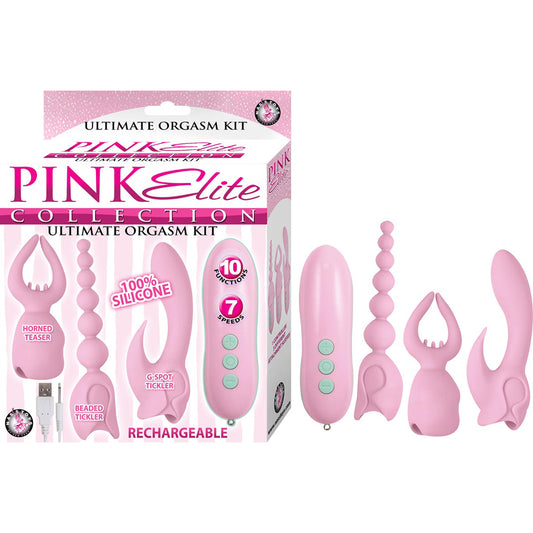 Pink Elite Collection Ultimate Orgasm Kit Pink | 782631291209 | Available at EroticWarehouse.com