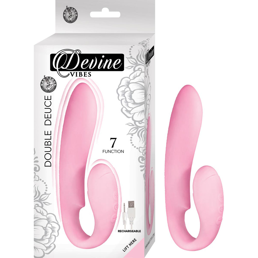 Devine Vibes Double Deuce Pink | 782631291919 | Available at EroticWarehouse.com