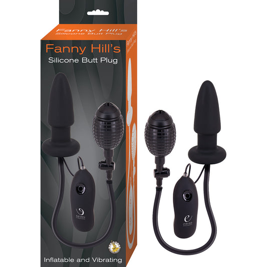 Fanny Hill's Silicone Butt Plug Black | 782631296501 | Available at EroticWarehouse.com
