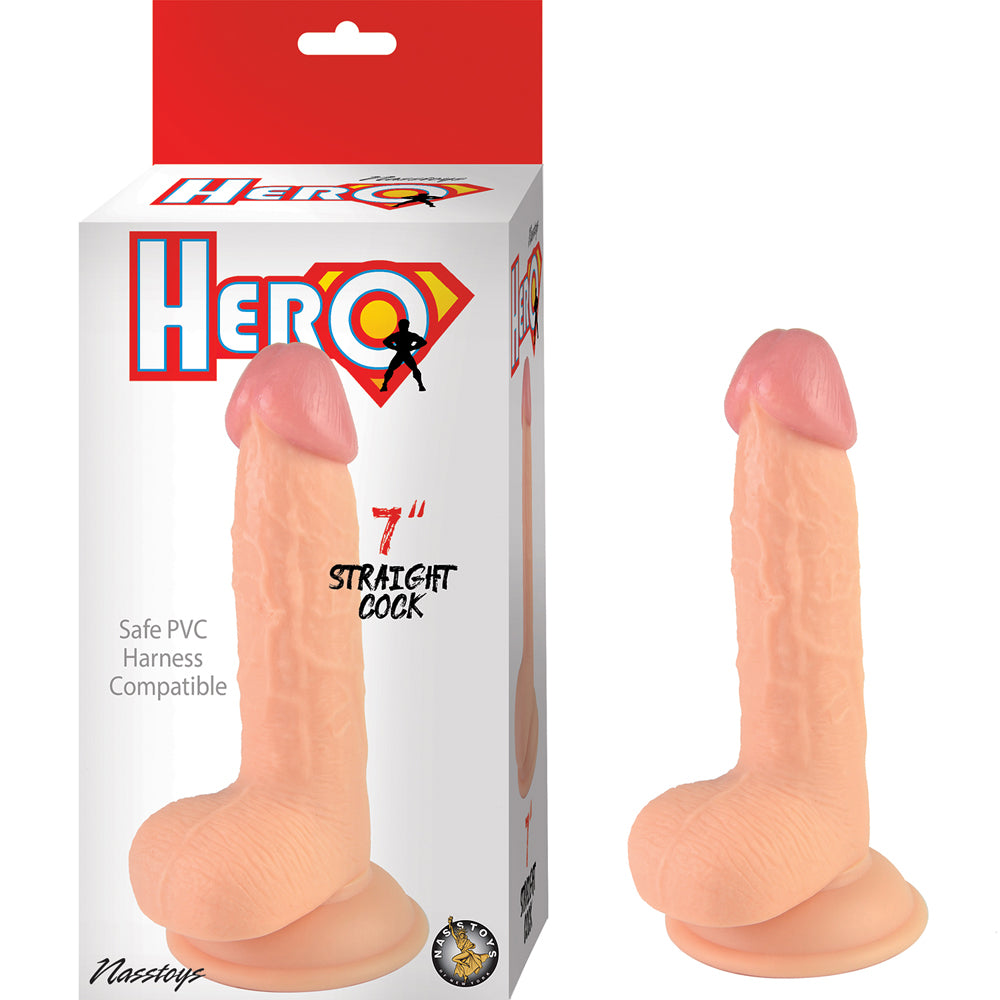 Hero 7" Straight Cock | 782631299007 | Available at EroticWarehouse.com