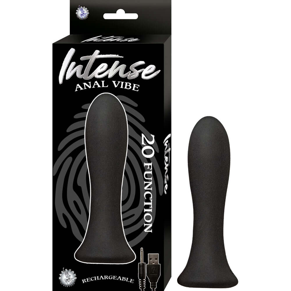 Intense Anal Vibe Black | 782631300437 | Available at EroticWarehouse.com