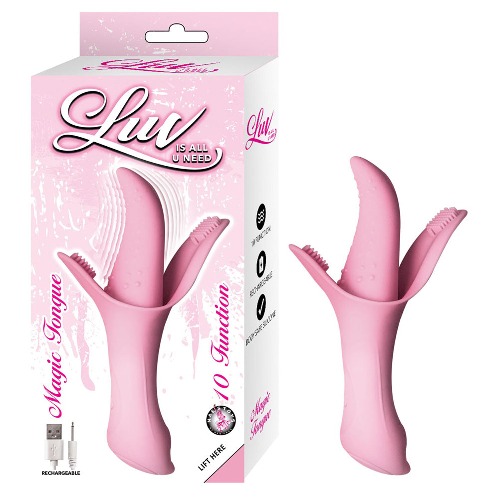 Luv Magic Tongue Pink | 782631301212 | Available at EroticWarehouse.com