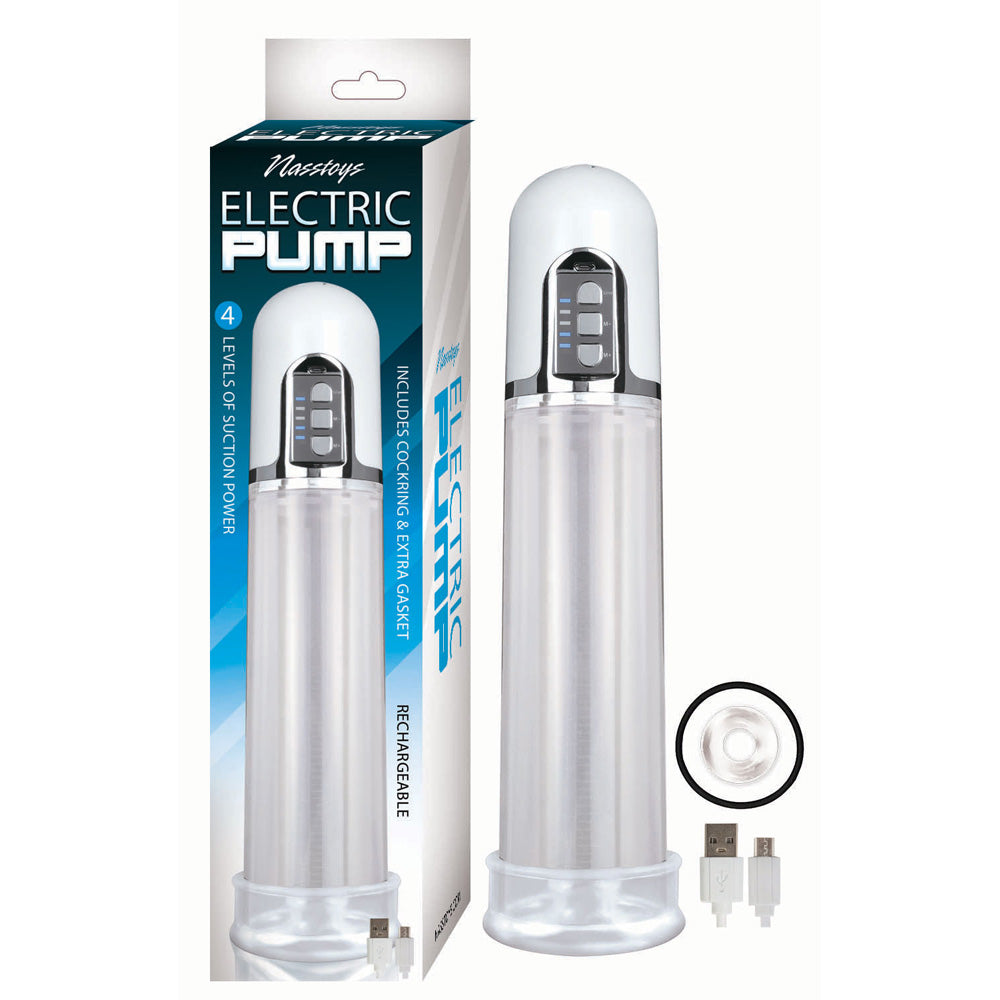 Electric Pump Clear | 782631301311 | Available at EroticWarehouse.com