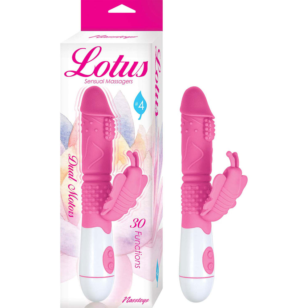 Lotus Sensual Massagers #4 Pink | 782631301717 | Available at EroticWarehouse.com