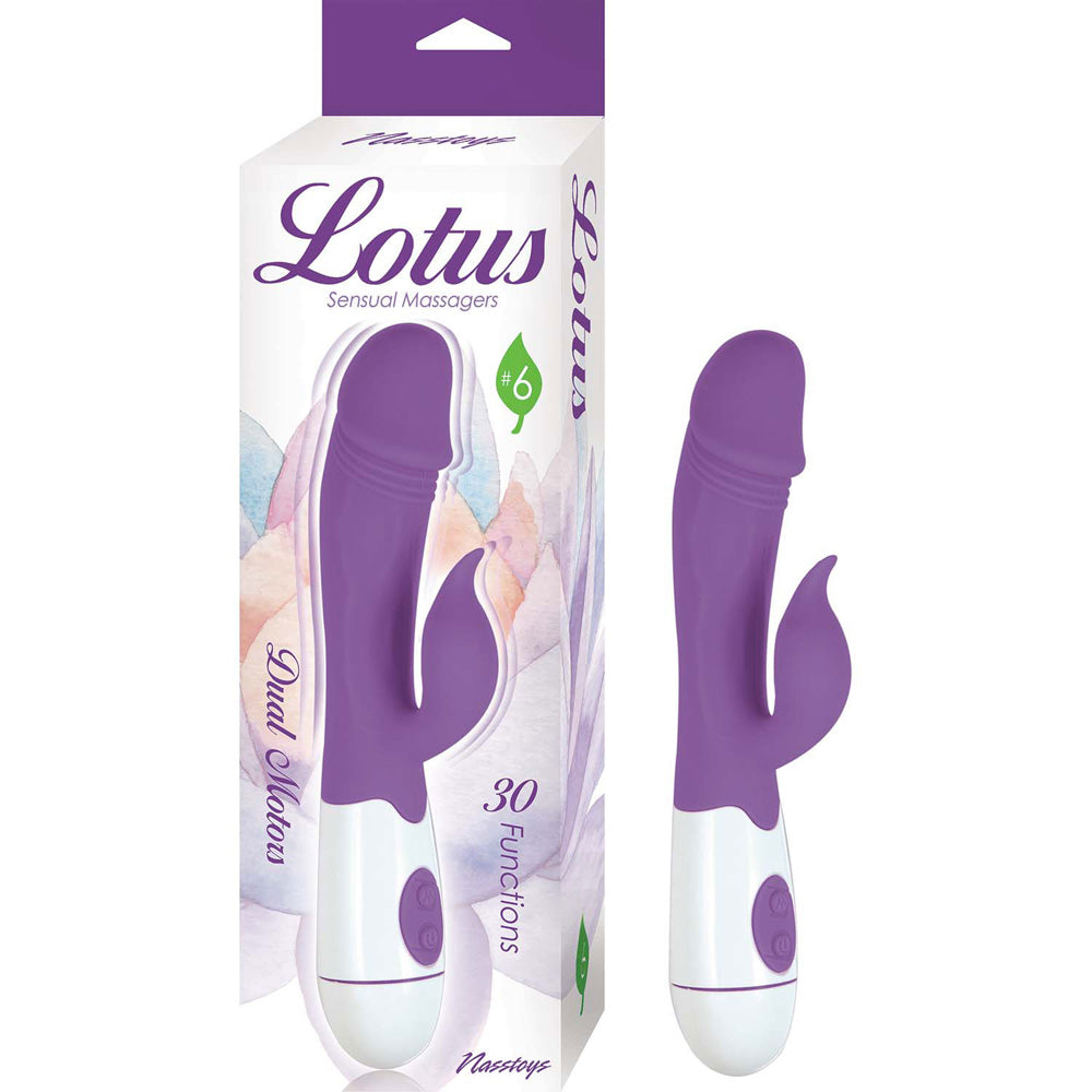 Lotus Sensual Massagers #6 Purple | 782631301922 | Available at EroticWarehouse.com