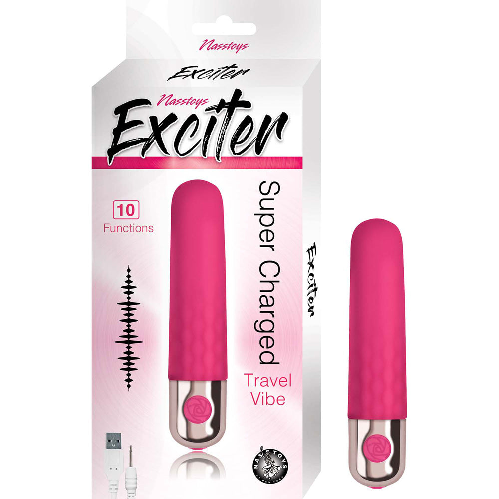 Exciter Travel Vibe Pink | 782631303216 | Available at EroticWarehouse.com