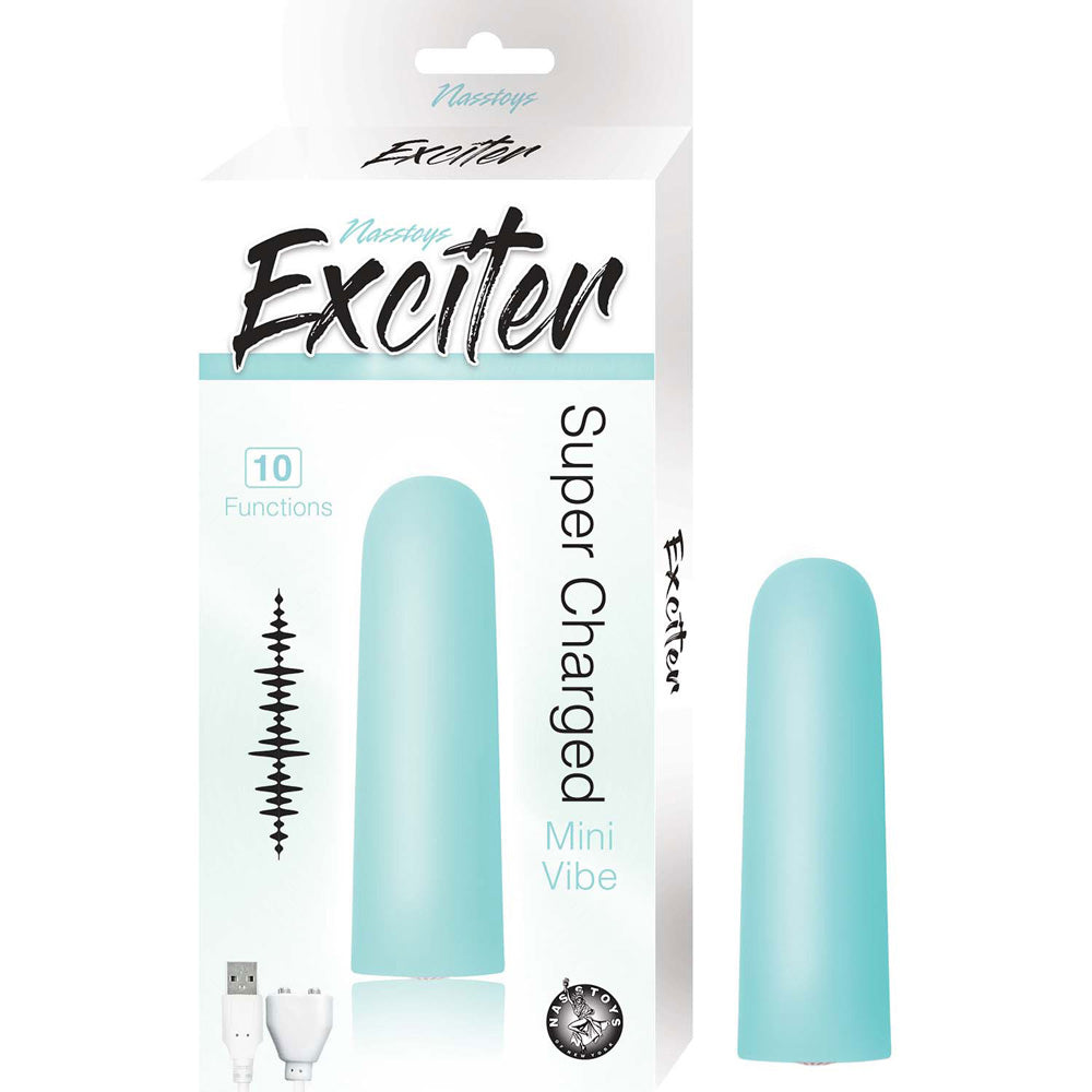 Exciter Mini Vibe Aqua | 782631303438 | Available at EroticWarehouse.com