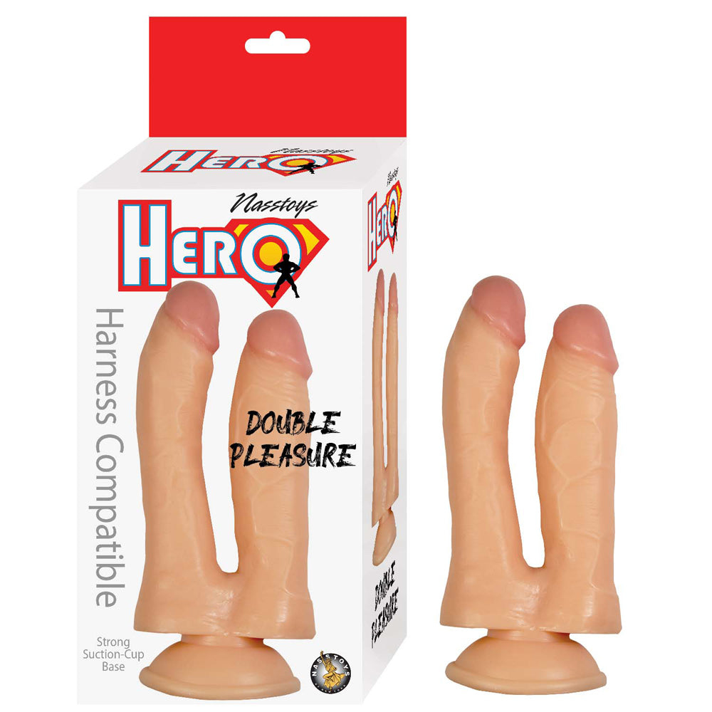 Hero Double Pleasure White | 782631307313 | Available at EroticWarehouse.com