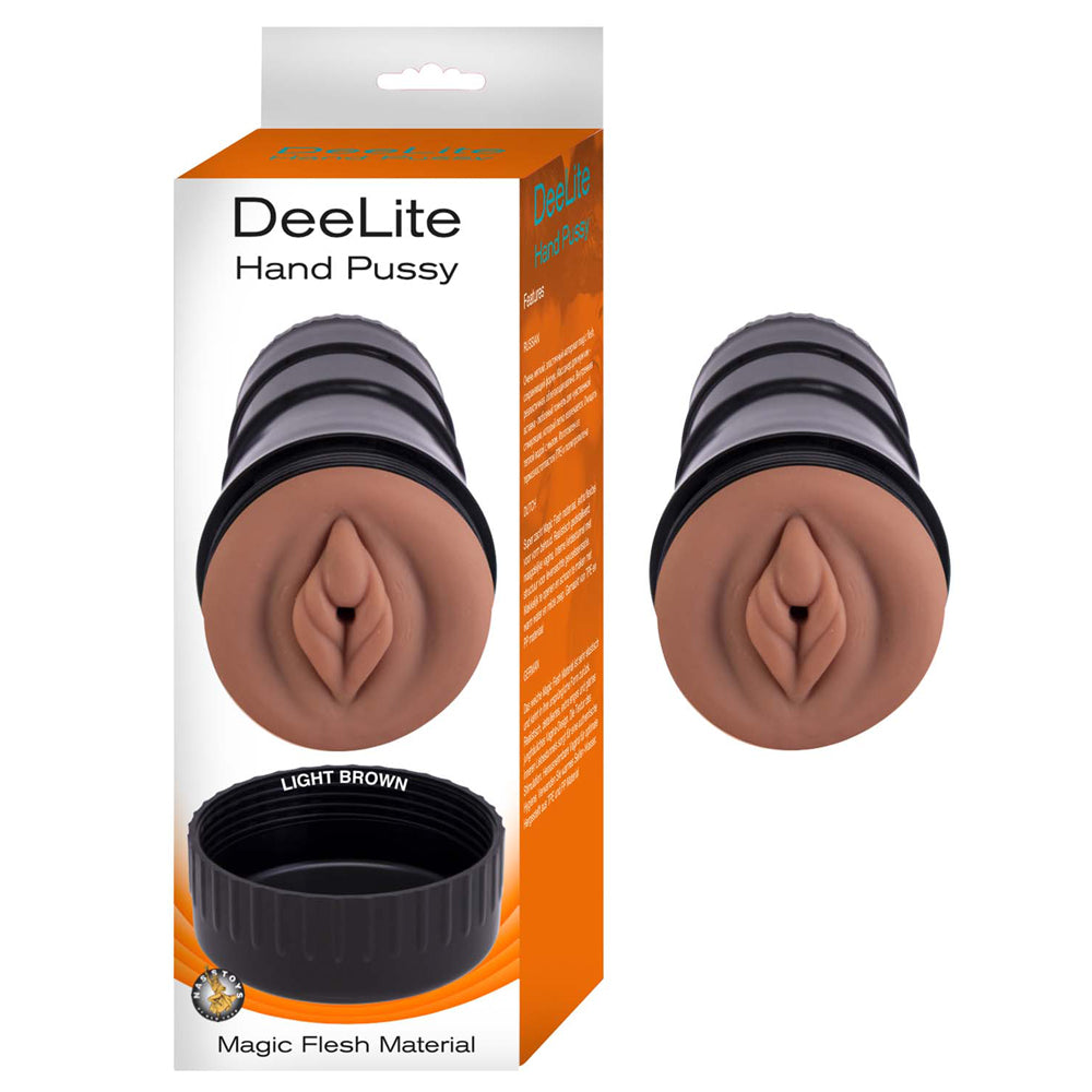 Dee Lite Hand Pussy Light Brown | 782631308211 | Available at EroticWarehouse.com