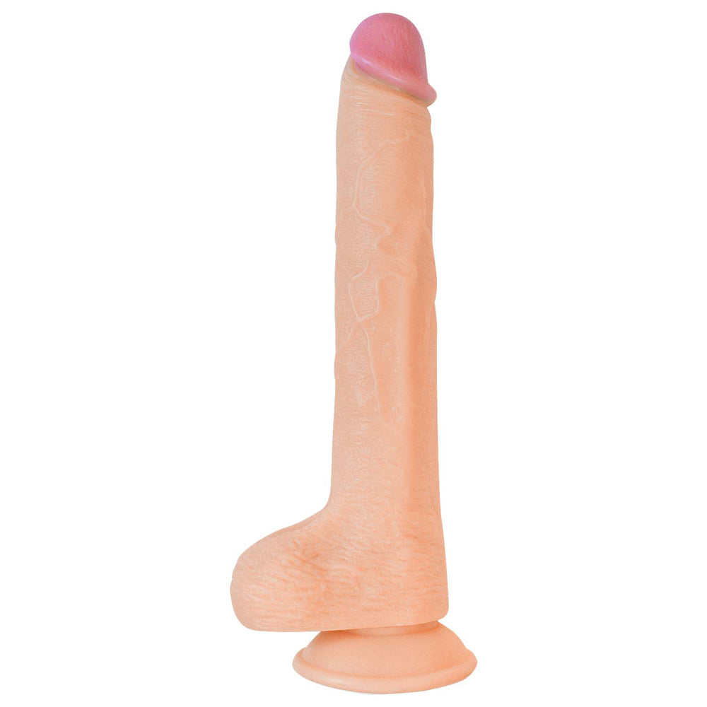 Hero 11" Straight Cock Whte | 782631308501 | Available at EroticWarehouse.com