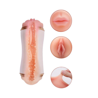 Dream Lite Double Delight White | 782631309003 | Available at EroticWarehouse.com