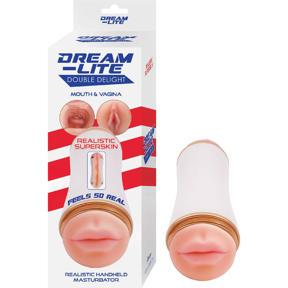 Dream Lite Double Delight White | 782631309003 | Available at EroticWarehouse.com