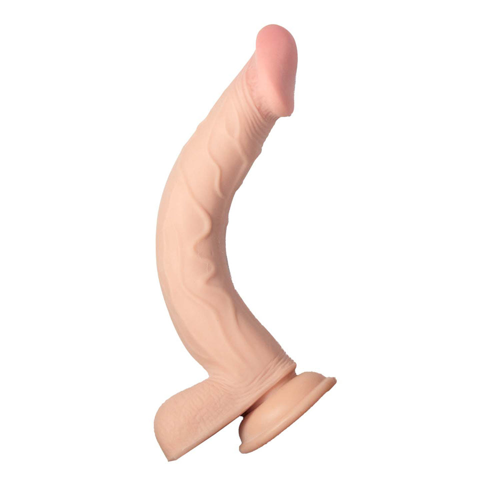 Realcocks Dual Layered 10'' White | 782631309317 | Available at EroticWarehouse.com