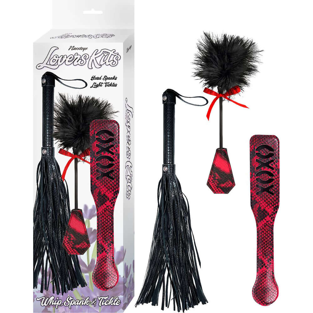 Lovers Kits Whip, Tickle & Paddle | 782631309607 | Available at EroticWarehouse.com