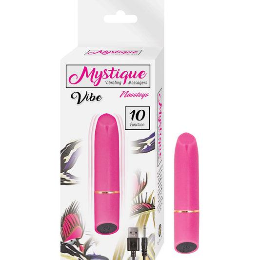 Mystique Vibrating Massagers Vibe Pink | 782631309812 | Available at EroticWarehouse.com