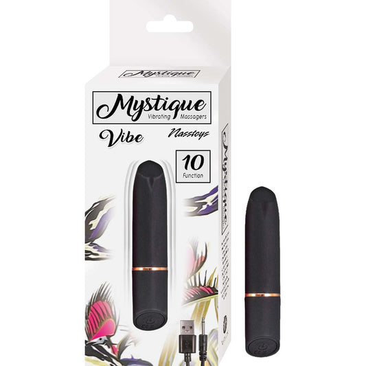 Mystique Vibrating Massagers Vibe Black | 782631309829 | Available at EroticWarehouse.com
