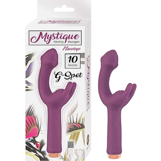 Mystique Vibrating Massagers G Spot Eggplant | 782631309928 | Available at EroticWarehouse.com