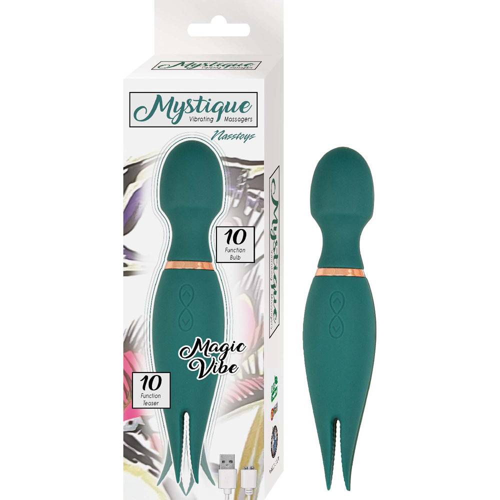 Mystique Vibrating Massagers Magic Vibe Green | 782631310412 | Available at EroticWarehouse.com