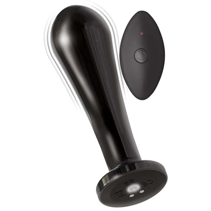 Ass-Sation Remote Vibrating Metal Anal Bulb Black | 782631311723 | Available at EroticWarehouse.com