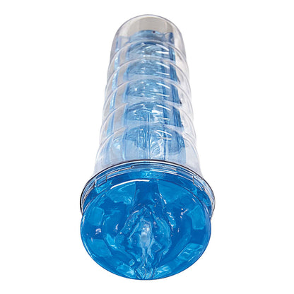 Dream-Lite Crystal Vagina Masturbator Blue | 782631312324 | Available at EroticWarehouse.com