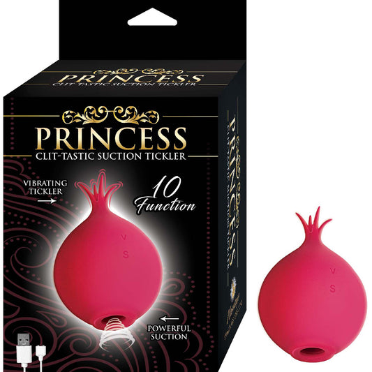 Princess Clit-Tastic Suction Tickler Red | 782631312416 | Available at EroticWarehouse.com