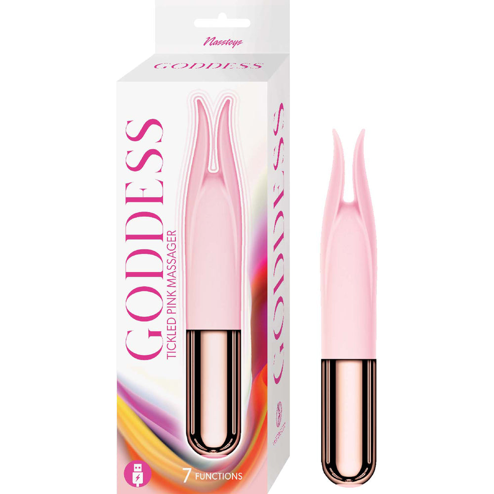 Goddess Tickled Pink Massager Pink | 782631313901 | Available at EroticWarehouse.com