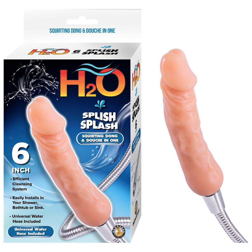 H20 6" Splish Splash White | 782631314007 | Available at EroticWarehouse.com