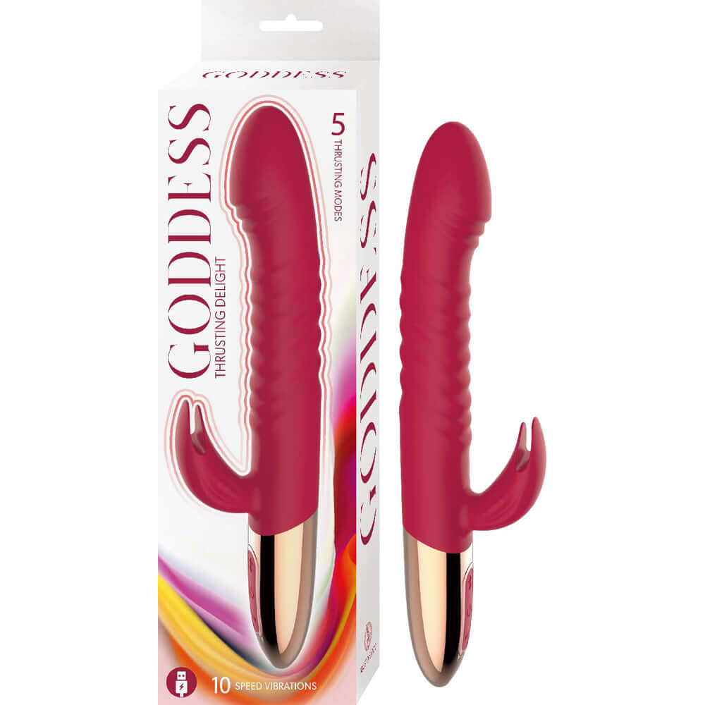 Goddess Thrusting Delight Red | 782631314410 | Available at EroticWarehouse.com