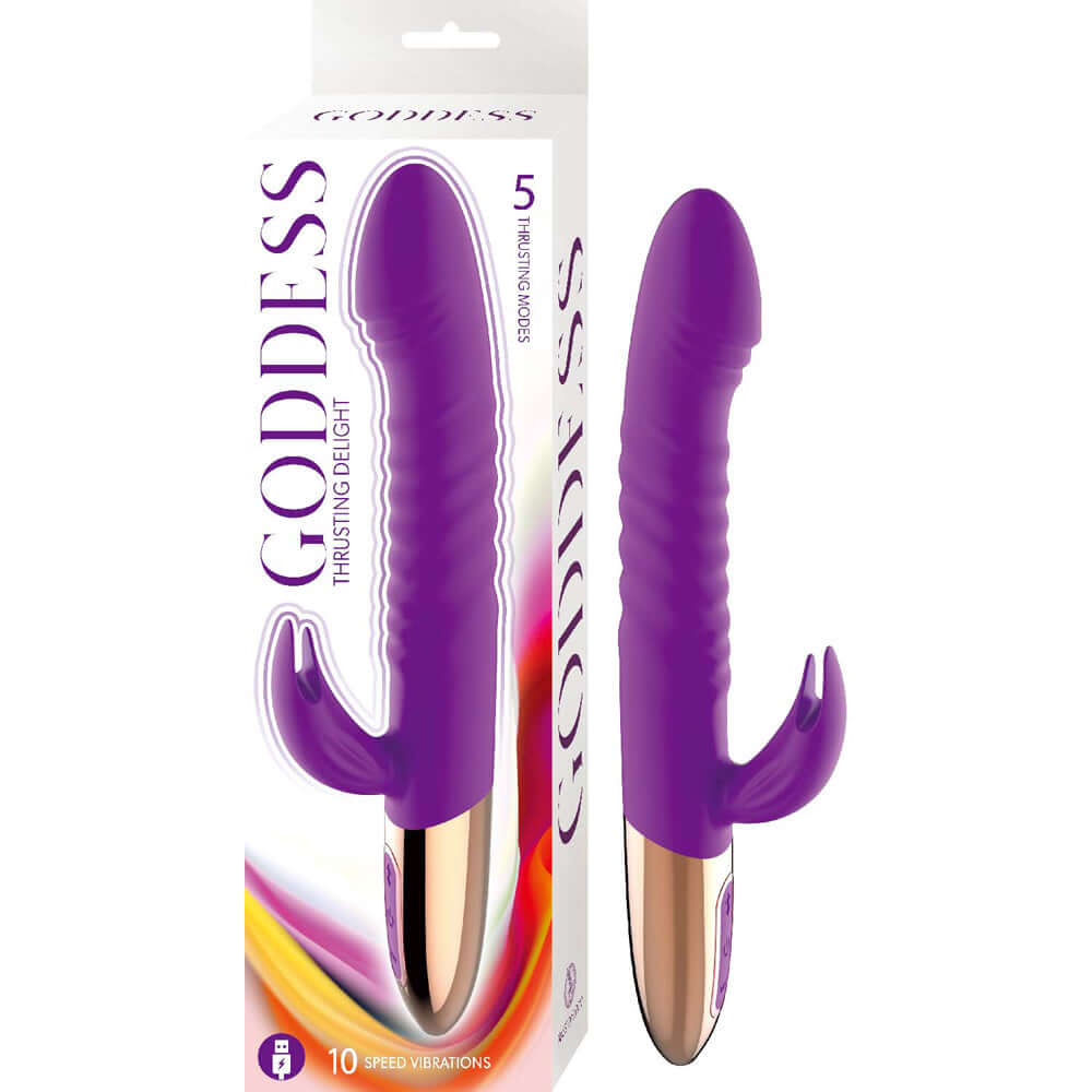 Goddess Thrusting Delight Purple | 782631314427 | Available at EroticWarehouse.com
