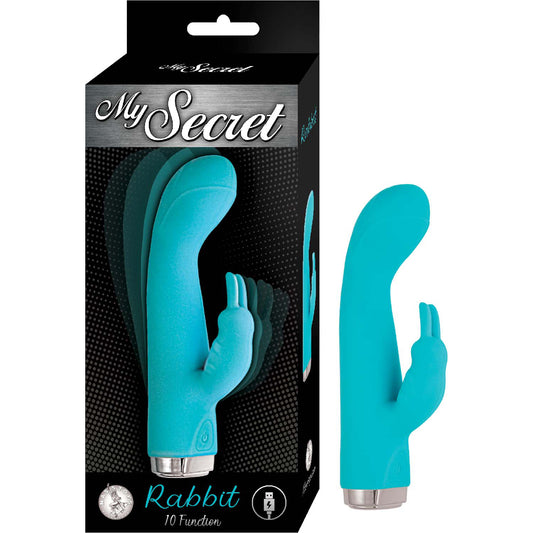 My Secret Rabbit Aqua | 782631314717 | Available at EroticWarehouse.com