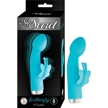 My Secret Butterfly Aqua | 782631314816 | Available at EroticWarehouse.com