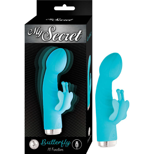 My Secret Butterfly Aqua | 782631314816 | Available at EroticWarehouse.com