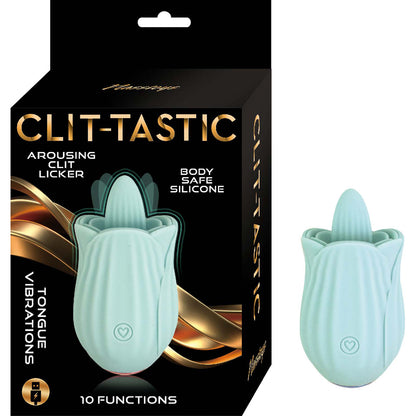 Clit Tastic Arousing Clit Licker Aqua | 782631315820 | Available at EroticWarehouse.com